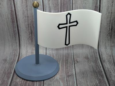 Christian Cross flag