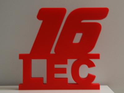 F1 ferrari Leclerc number sign