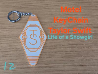 Taylor Swift - Motel Keychain Life of a Showgirl