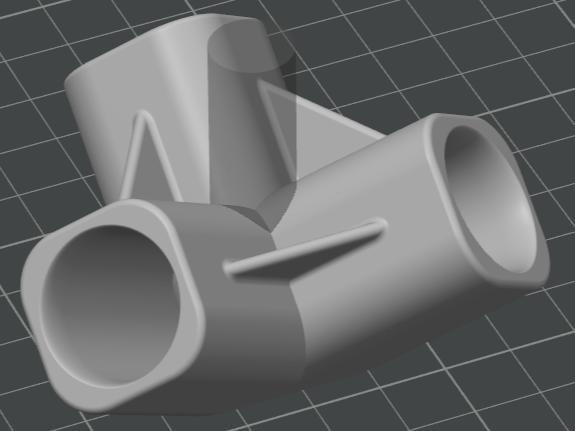 Right-angle Tee - Fits 20mm Conduit Pipe