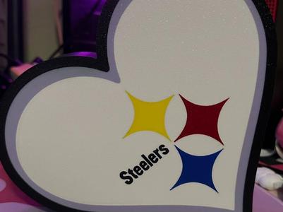 Steelers Heart Display