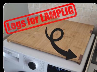 Legs for IKEA LAMPLIG Chopping board