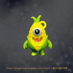 Corn Monster keychain -Fruit and Vegetable Monster