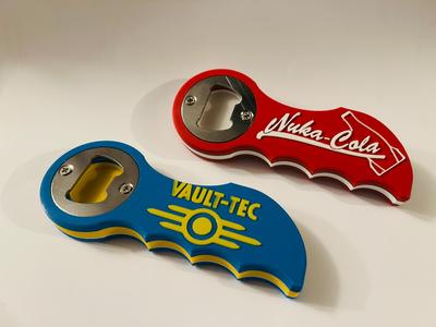Bottle opener - Nuka cola and Vault-tec