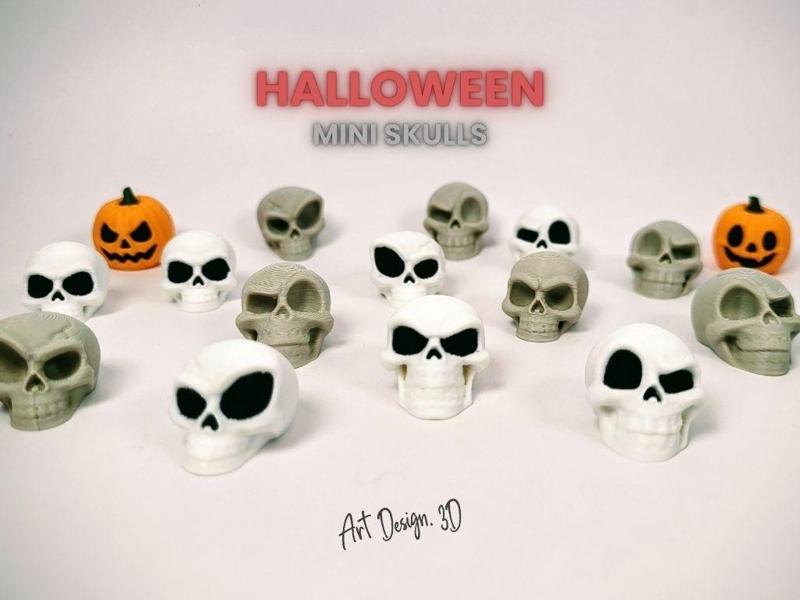 Mini Skulls for Halloween