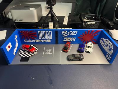 MEGA JDM garage / all side 1:64 , 1/64 Hotwheels