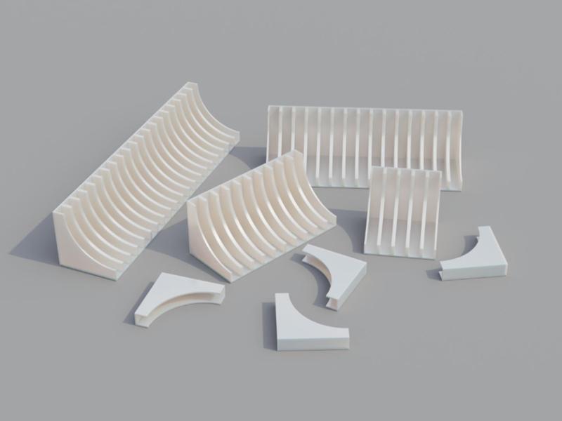 MDF painting panel stand and corner protectors