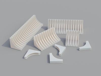 MDF painting panel stand and corner protectors
