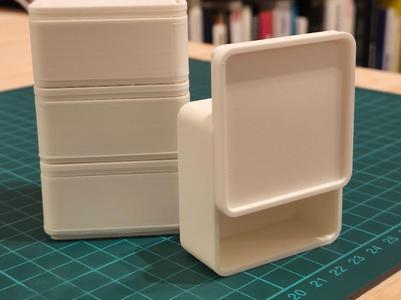 Stackable sliding box - 5cm square 