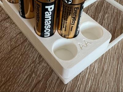 Gridfinity AA Batteries holder