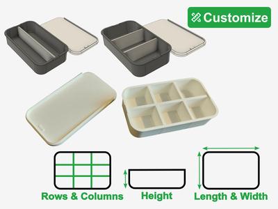 Customisable Sliding Lid Box with Divider