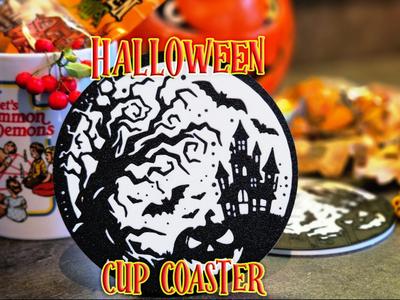 Halloween spooky cup coaster with and no AMS vers