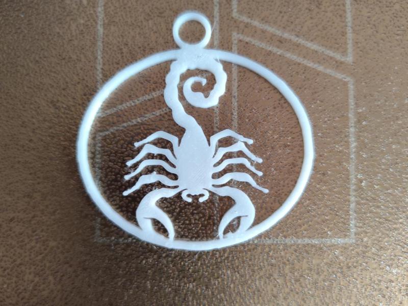 Scorpion Zodiac Keychain