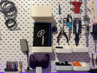 Sideways Skadis Pegboard Hook Collection
