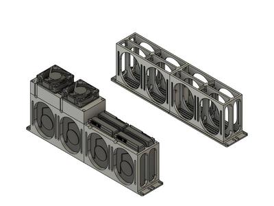 19-inch Rack Mount for 8x 3.5 HDD's
