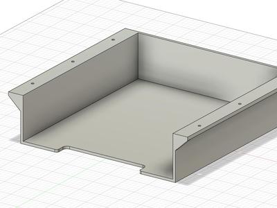 Simple underdesk drawer