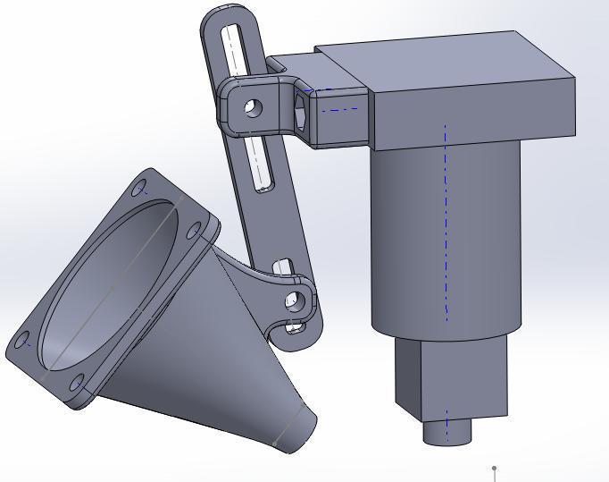 adjustable fan duct for prusa i3 rework