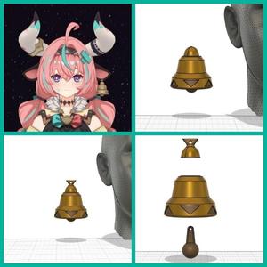 The earring of the Varesa character from Genshin Impact for cosplay