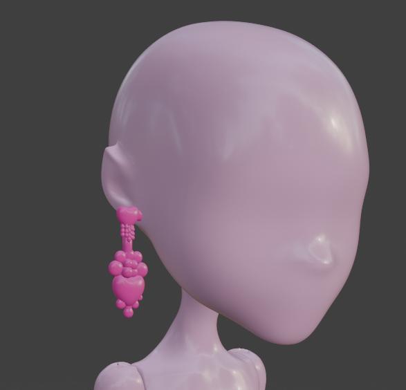Draculaura's  sweet screams  earring