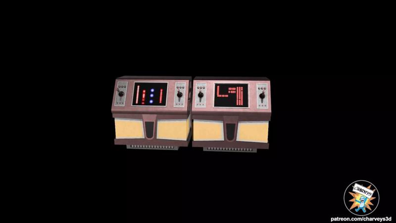 Star Wars Jabbas Palace Consoles for action figure dioramas