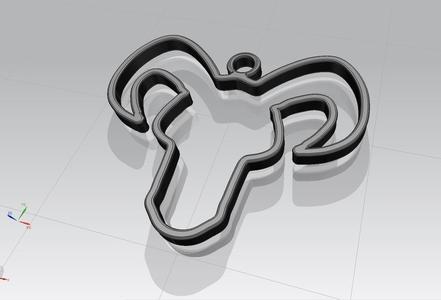 1° - Capricorno stilizzato, segno Zodiacale - stylized Capricorn, Zodiac sign