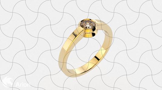Fine Jewelry, Solitaire Ring 02