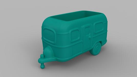 Retro Camper Van Planter - Desk Organizer
