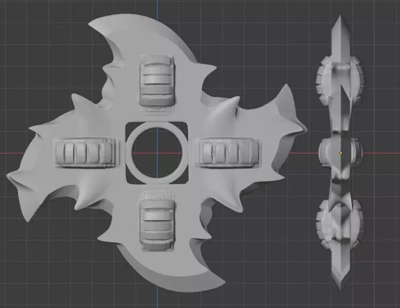 suriken multi-navaja cosplay concept