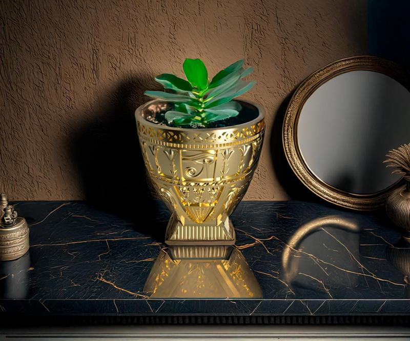 Ancient Egyptian Flower Pot / Maceta del Antiguo Egipto