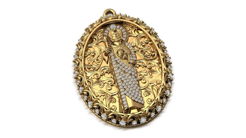 St. Jude Pendant – High Detail 3D Print Model (STL/3DM)