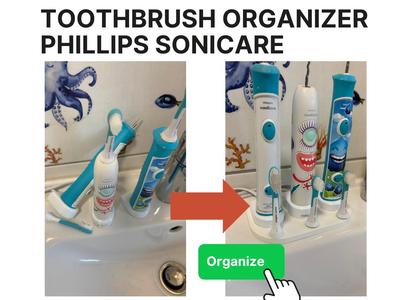 Toothbrush Organizer for Philips Sonicare 