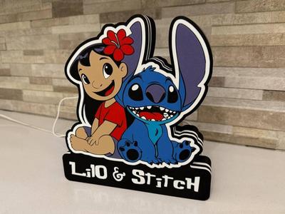 Lilo and Stitch Lightbox Customizable Name 