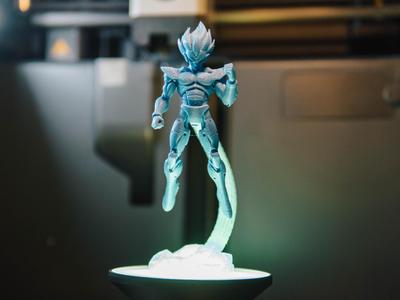 Mecha Vegeta – Futuristic Saiyan Display Model