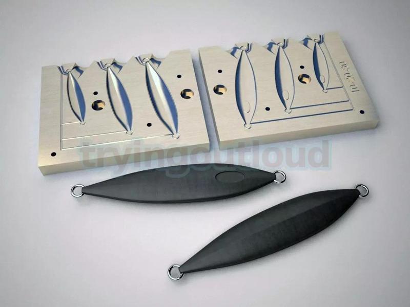 10-30 GR Slow PItch Slug Metal Jig Mold
