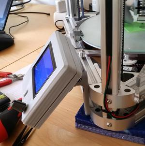 Snowstock Delta bracket for 40 mm distant extrusions (e.g. Kossel)