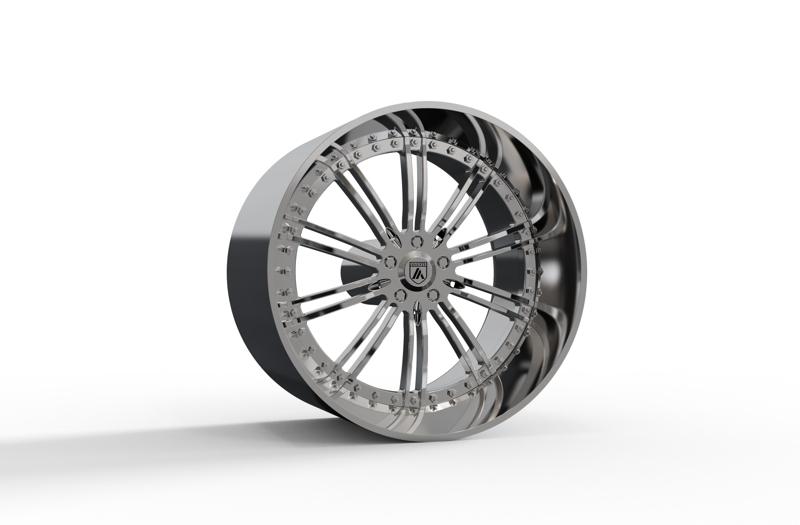 ASANTI AF128 WHEEL 3D MODEL