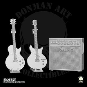 Rocker Kit STL Files for Action Figures