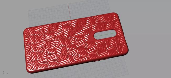 Original Oneplus7 pro red Case 3D Model 3D print model
