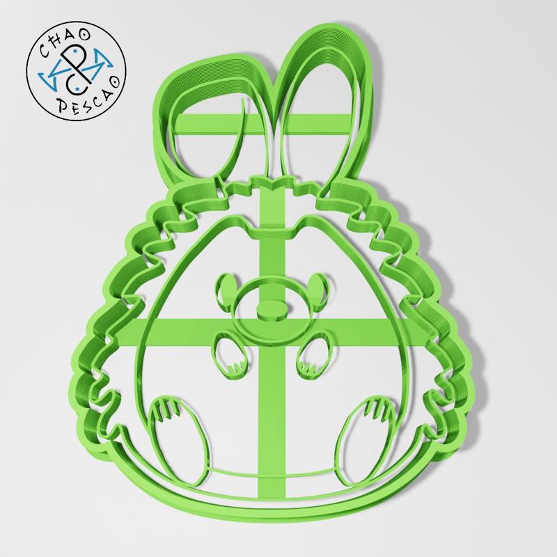 Easter Hedgehog - Cookie Cutter - Fondant