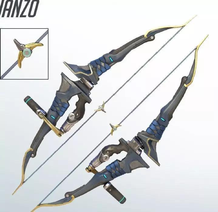 Classic Hanzo bow 3d printing files cosplay