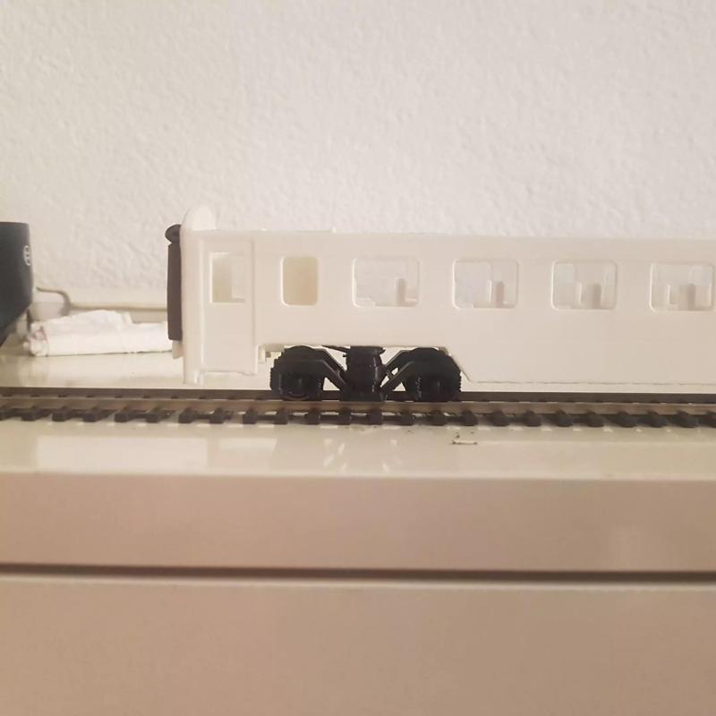 HO Scale 3D printable Passenger Wagon TVS2000