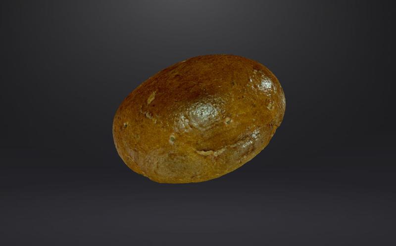 Bread, Oberland bread, low poly bakery