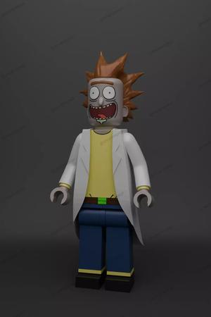 CUSTOM RICK SANCHEZ RICK C 137 LEGO