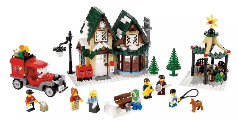 TwindBricks3D - 10222 Winter Village Post Office