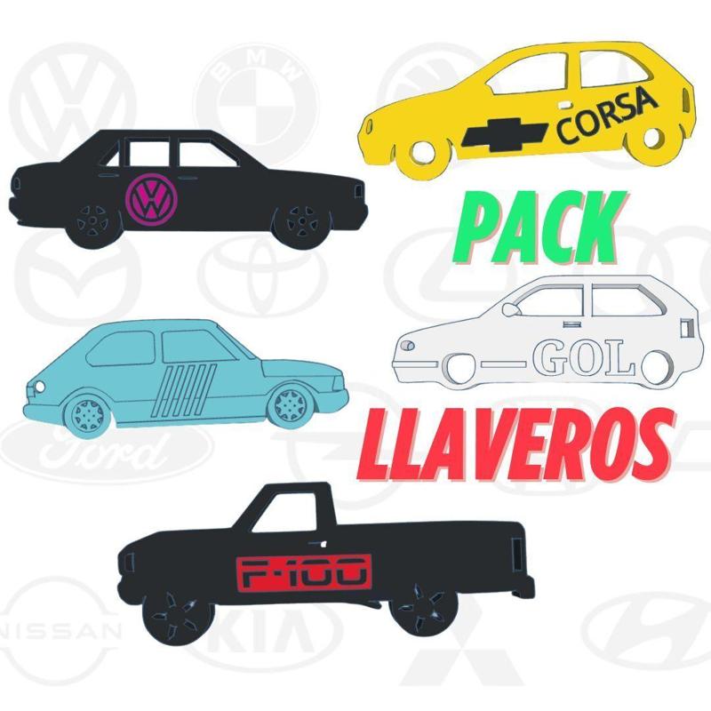 car keychain pack