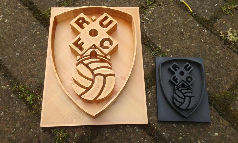 ROTHERHAM UNITED F.C. FOOTBALL CLUB 3D BADGE PLAQUE UTD