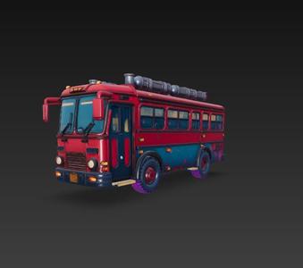 cyberpunk bus