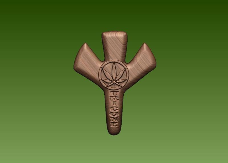 TriCone 3 Blunt's or Joint Holder/PIPE