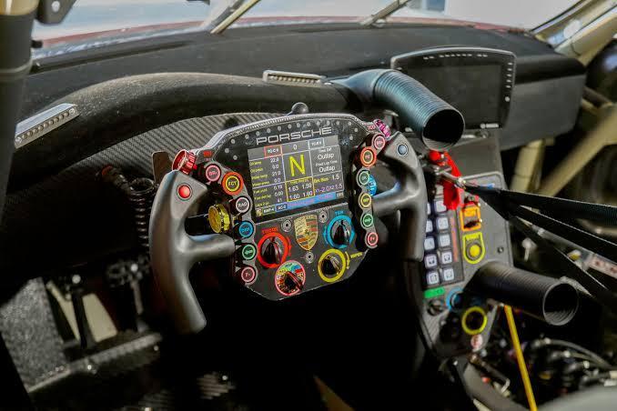 PORSCHE 919 RSR GT3 REPLICA STEERING WHEEL KNOB