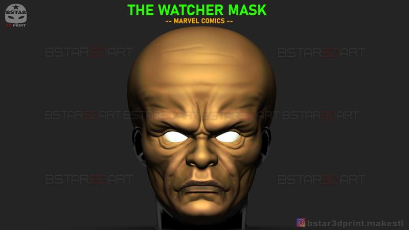 The Watcher Mask - Marvel Comics 3D print model